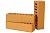 Кирпич клинкерный облицовочный темно - желтый, Lode VECA DZINTRA ретро, 250*85*65 мм